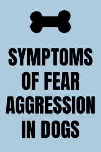 SYMPTOMS OF DOG FEAR AGGRESSION