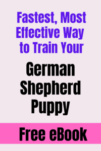 german shepherd puppy training ebook