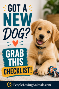 new dog checklist