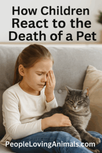 Como as crianças reagem à perda de um animal de estimação