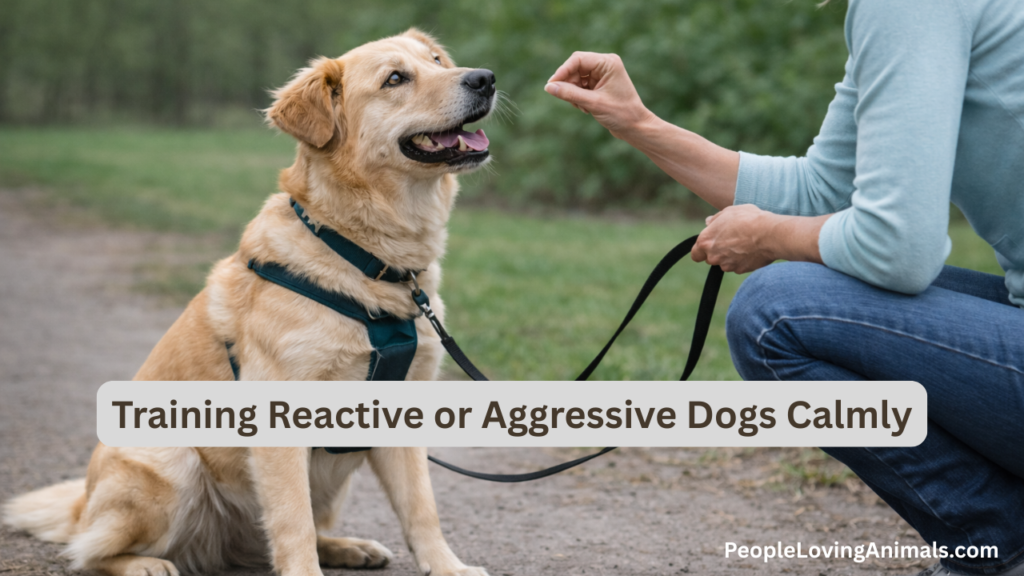 how to train reactive or aggressive dogs step by step