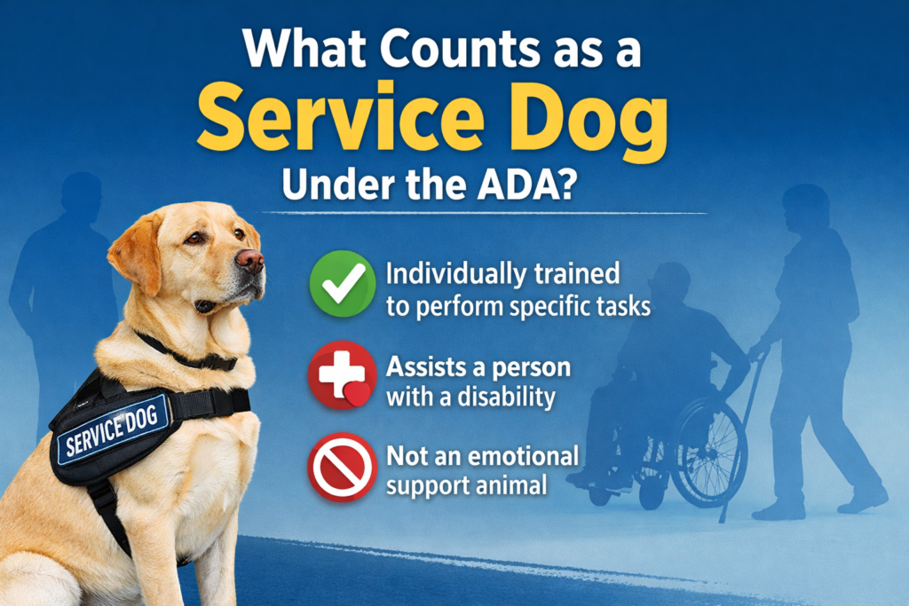 What Counts as a Service Dog Under the ADA?
