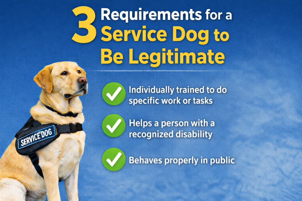What Actually Makes a Service Dog Legitimate?