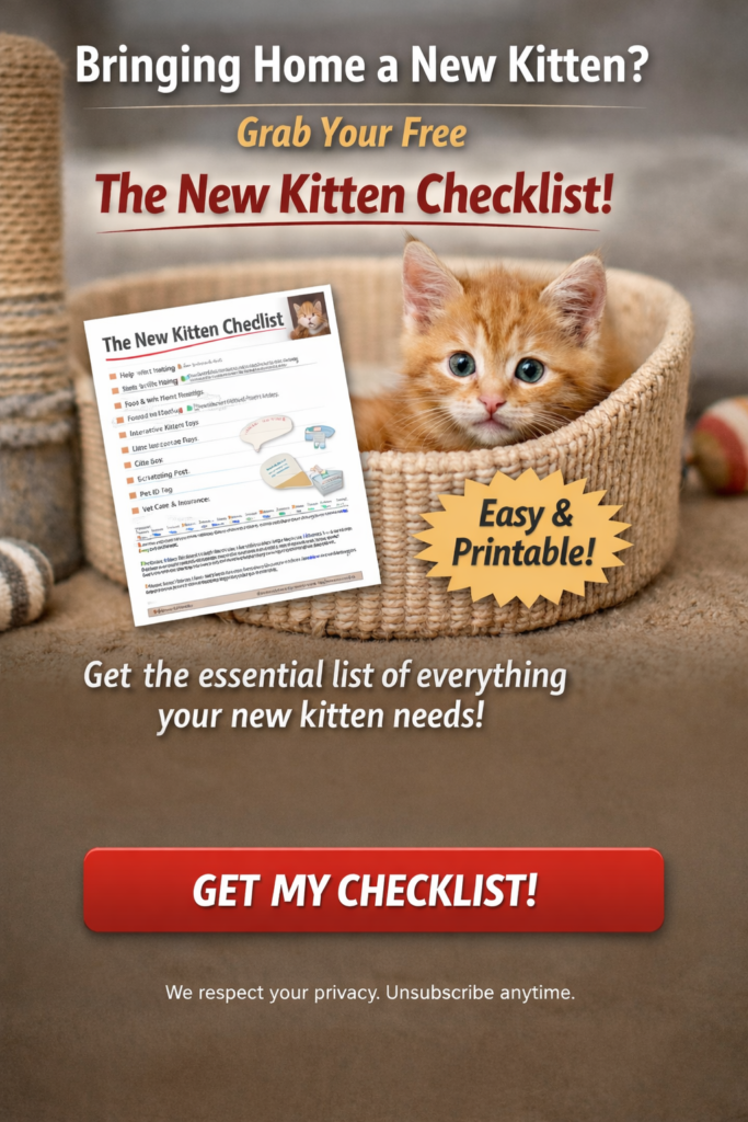 new kitten checklist