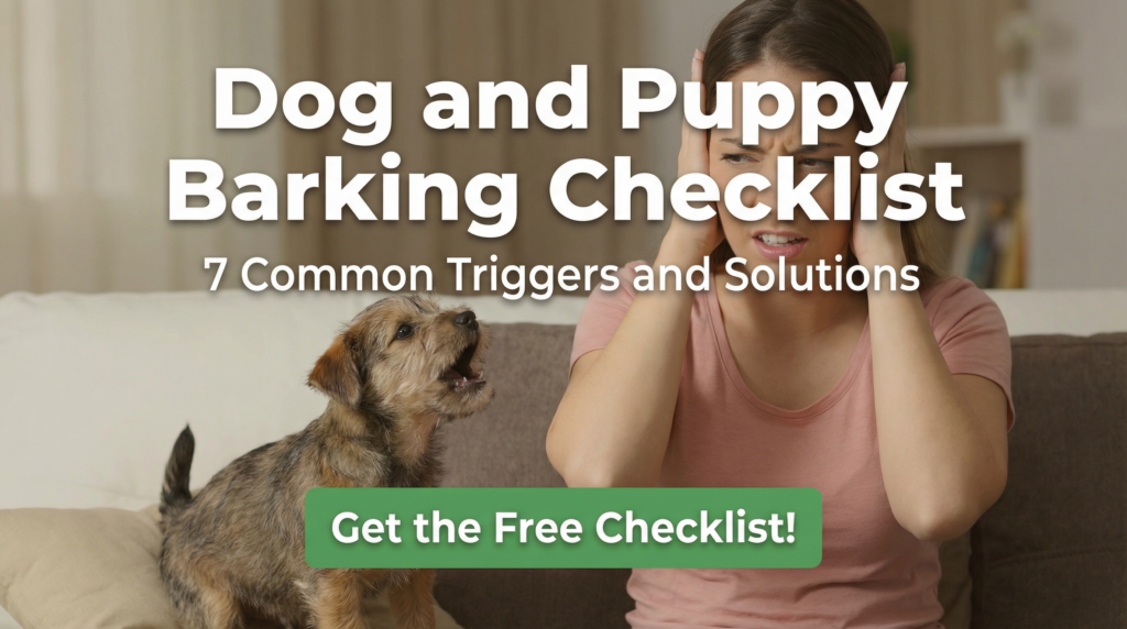 stop puppy barking checklist