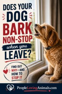 dog barks when left alone
