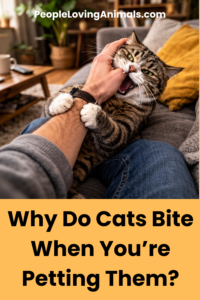 why do pets bite when you're petting them?