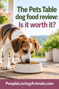 the pets table dog food review